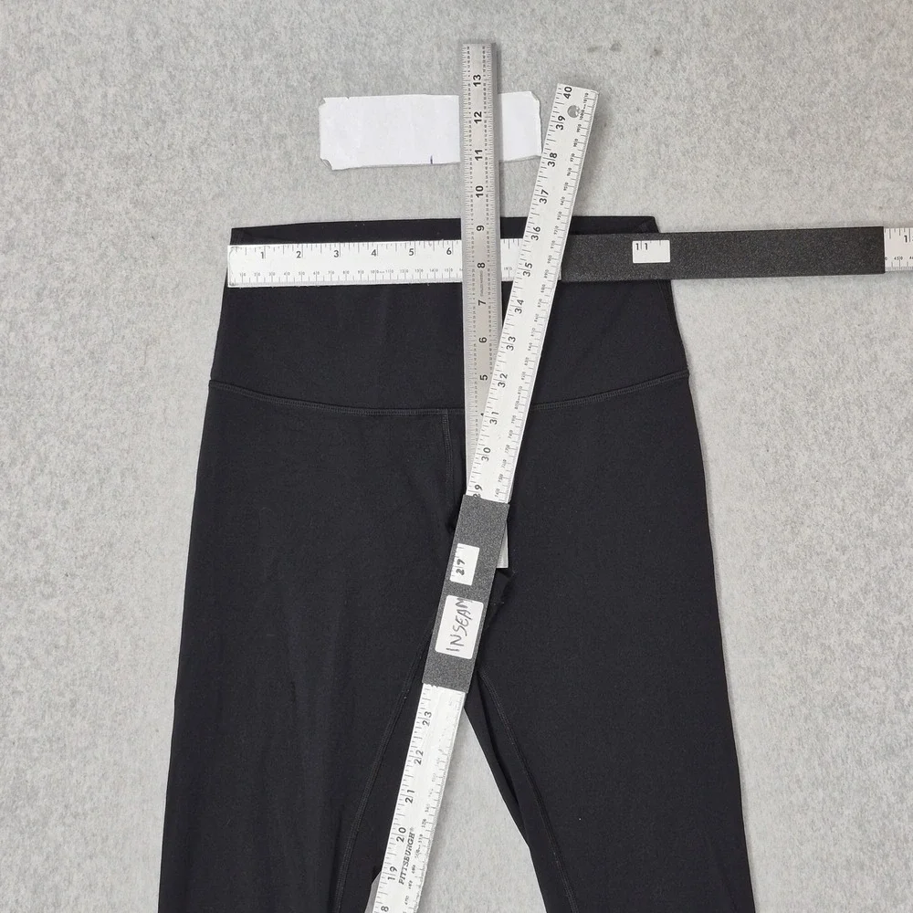 Lululemon Women Activewear Pants 4 Black Yoga Wunder Under High Rise 27